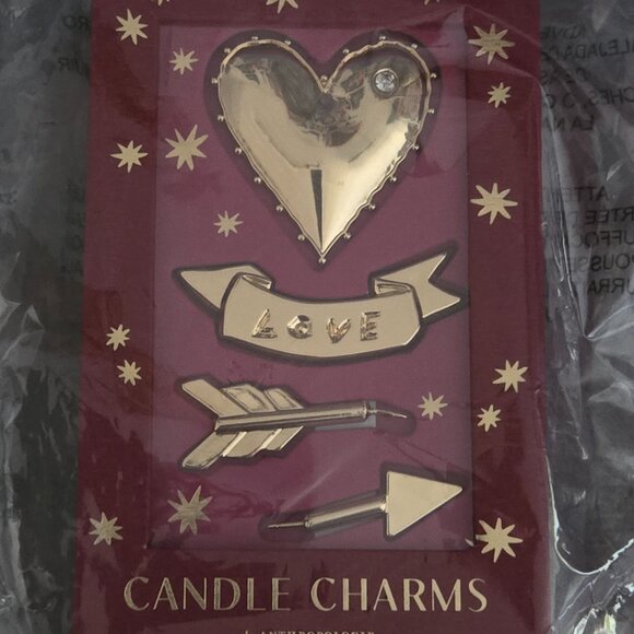 NWT! Heart Candle Charms by Anthropologie - Picture 3 of 5
